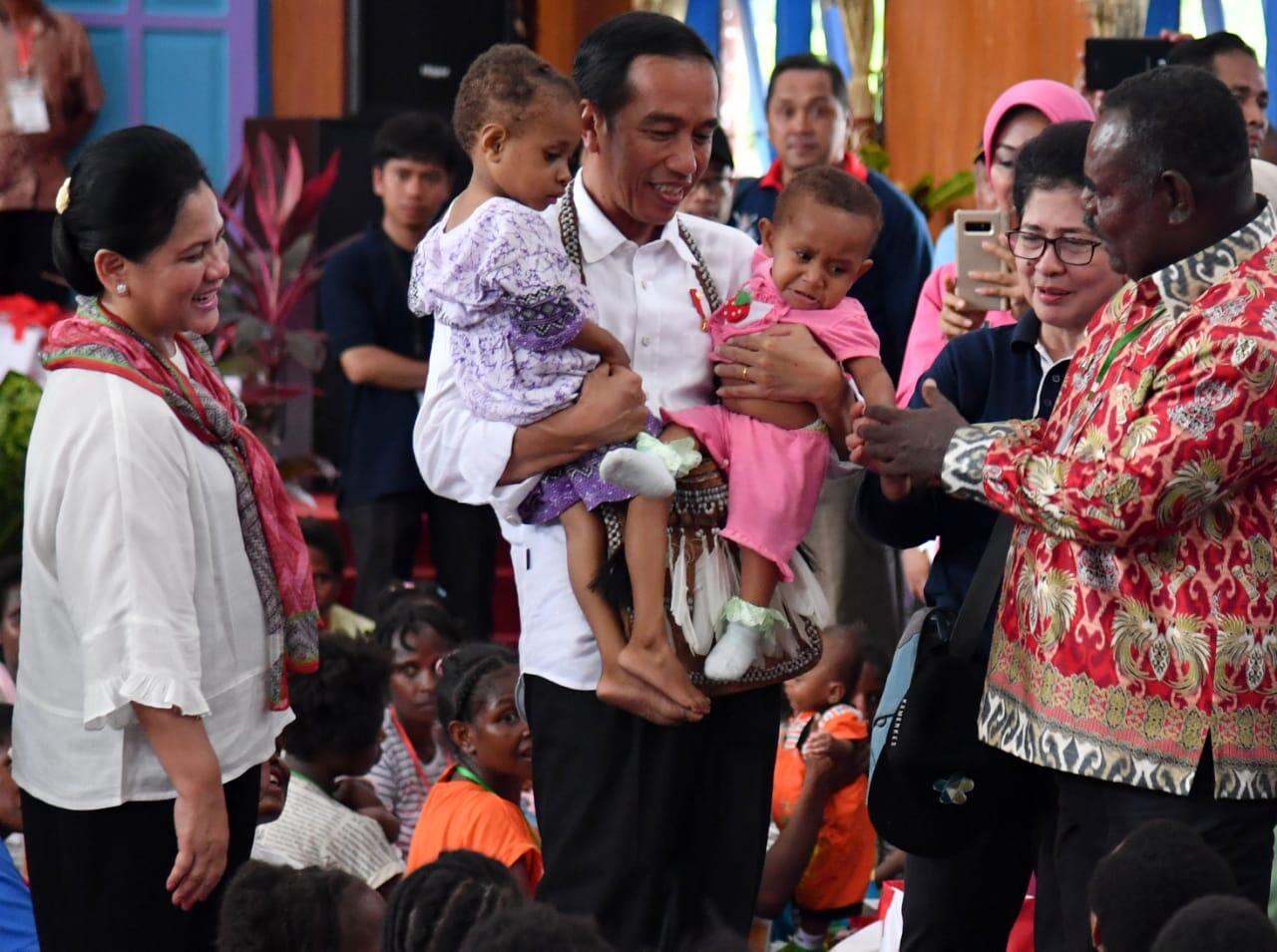 Cerita Presiden Jokowi yang Diangkat jadi Panglima Perang Asmat