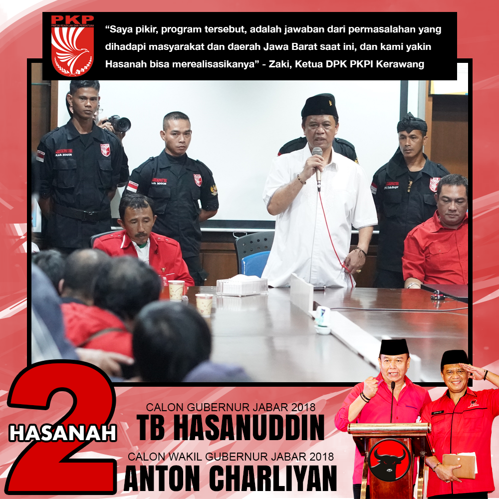 PKPI Kerawang Tertarik Dengan 7 Program Hasanah yang Merakyat.