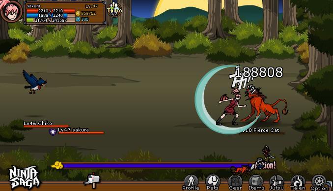 (COC) Ninja Saga Jalan Ninjaku