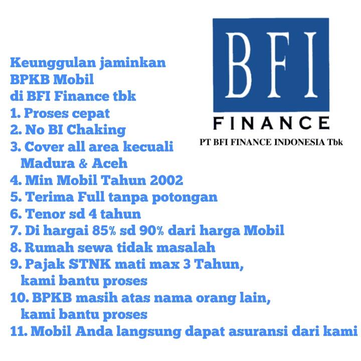 PENGHASILAN TAMBAHAN DI BFI FINANCE INDONESIA