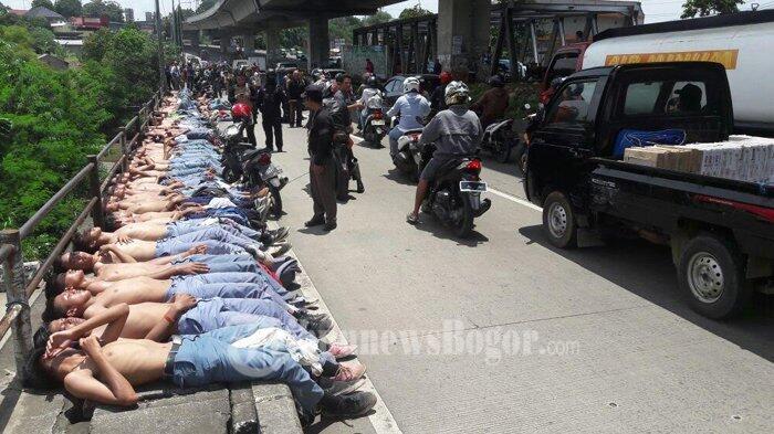 Tim Jaguar Amankan Puluhan Pemuda yang Hendak Tawuran di Cimanggis Depok