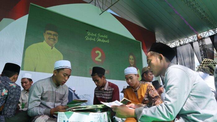 Khataman Alquran Awali Istighotsah Kubro Gus Ipul-Puti Guntur