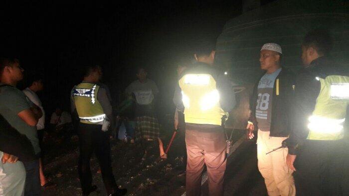 Briptu Irfan Maulana Meninggal Setelah Motornya Tabrak Truk di Badan Jalan