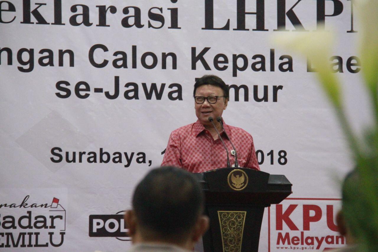 Mendagri Ulas Lima Hal yang Harus Dicermati Kepala Daerah Terpilih
