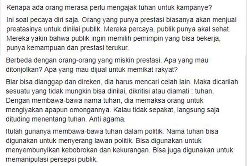 Amin Tak Singgung Parpol, Tapi Menyebut PAN, PKS dan Gerindra Menurut Anda Bagaimana?