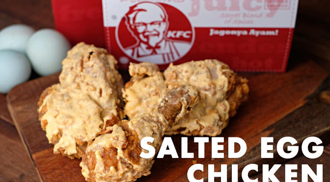 Review Salted Egg Chicken KFC Indonesia