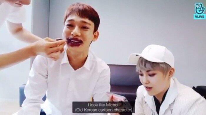 Bandingkan Dirinya dengan Tokoh Kartun, Chen EXO Dianggap Rasis