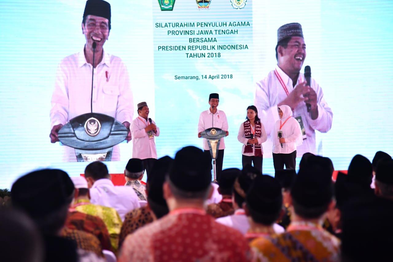 Beri Perlindungan, Presiden: Agama dan Negara Harus Berjalan Beriringan