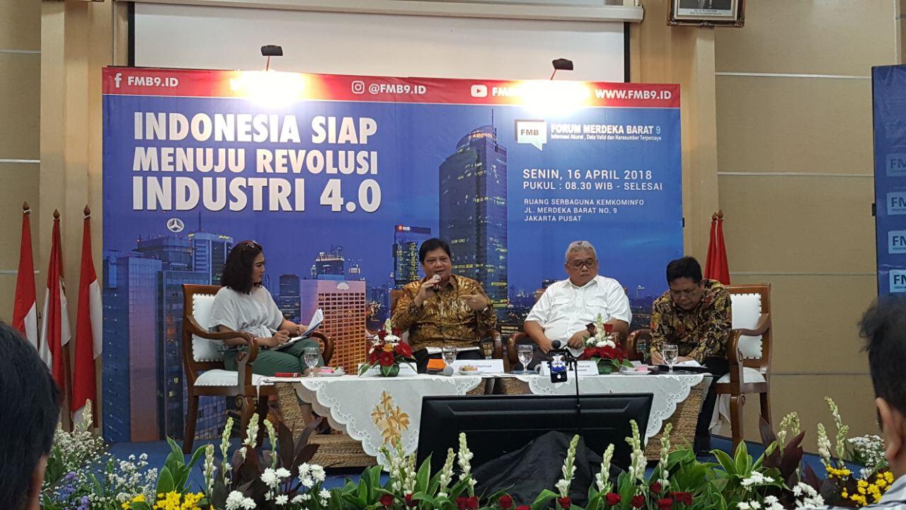 Menperin: Lima Sektor Industri Jadi Pendorong Perkembangan Revolusi Industri 4.0