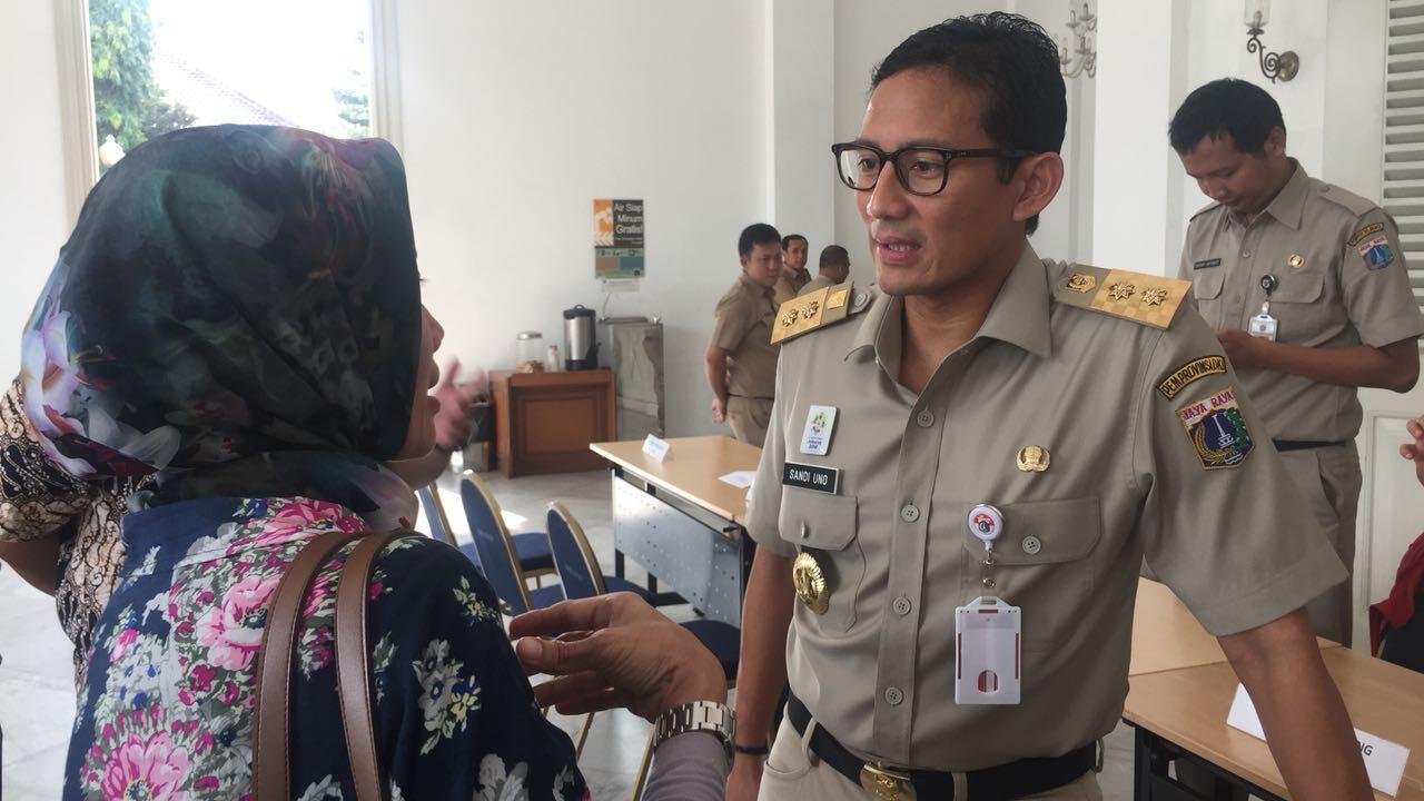 Sandiaga: Masalah Lapangan Pekerjaan Sudah Teratasi OK OCE