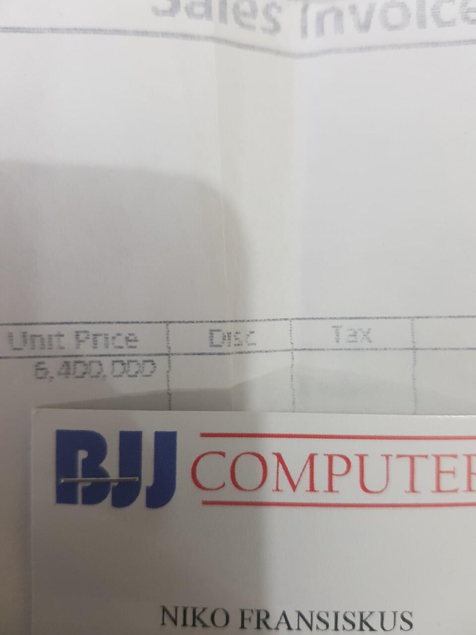 kecewa beli laptop asus di toko BJJ ambasador