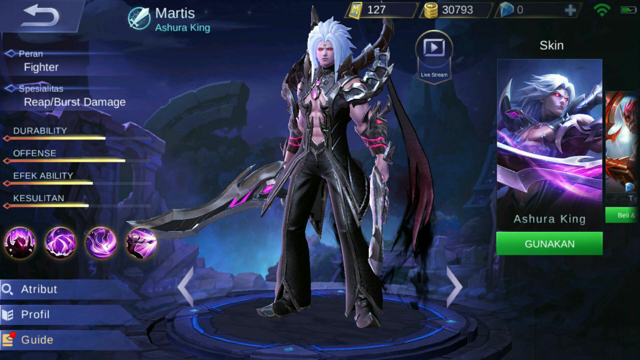 Новые герои мобайл. МАРТИС mobile Legends. МАРТИС мобайл лендеж. Mobile Legends Martis Guides. Старлиумовая коса мобайл легенд.