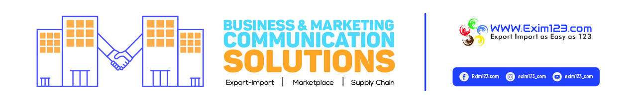 Exim123.com YOUR BUSINESS SOLUTIONS (EXPORT - IMPORT, MARKETPLACE, SUPPLY CHAIN)