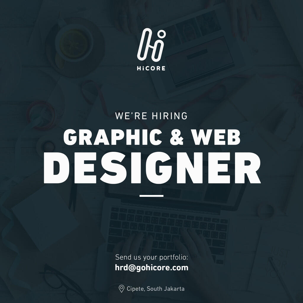 Lowongan Graphic &amp; Web Designer &#91;JAKARTA SELATAN&#93;