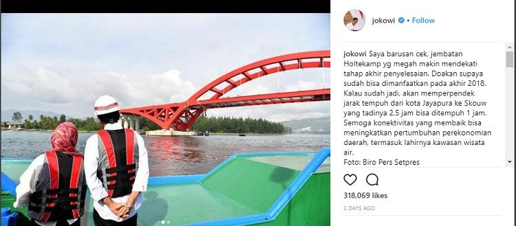 Ajib, di Papua Sedang Dibangun Jembatan Holtekamp yang Sekeren Ini!