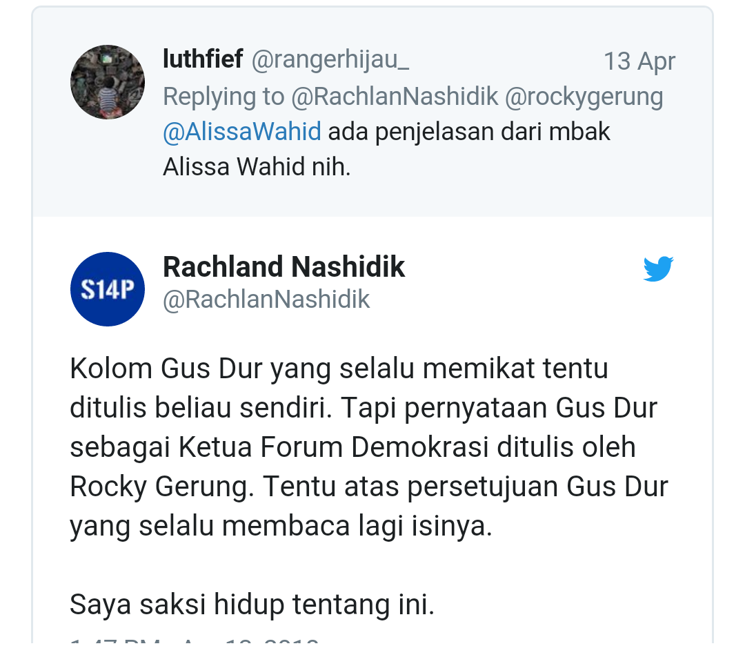 Rocky Gerung Disebut Ghost Writer-nya Gus Dur, Putrinya Beri Pengakuan Mengejutkan!