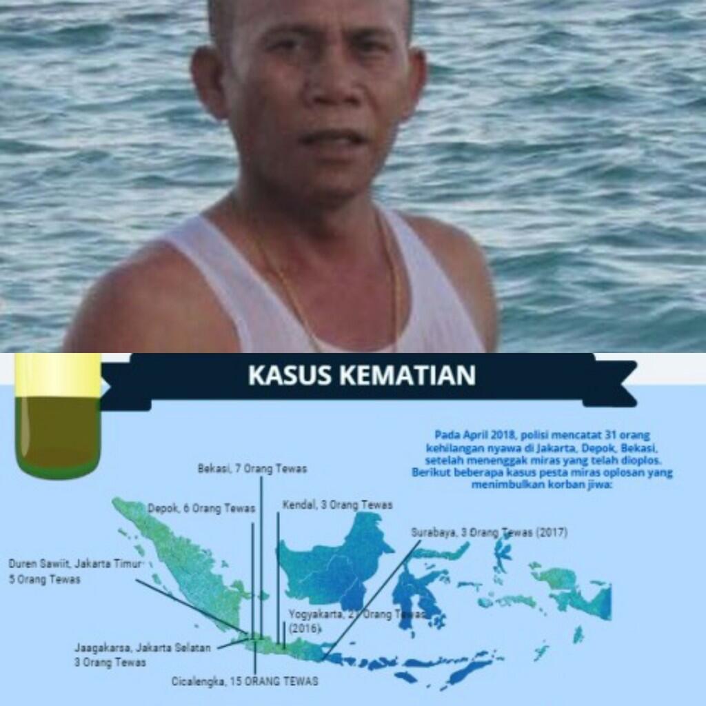 Bos Miras Oplosan yang Sebabkan 34 Warga Cicalengka Tewas Tertangkap di Sumsel