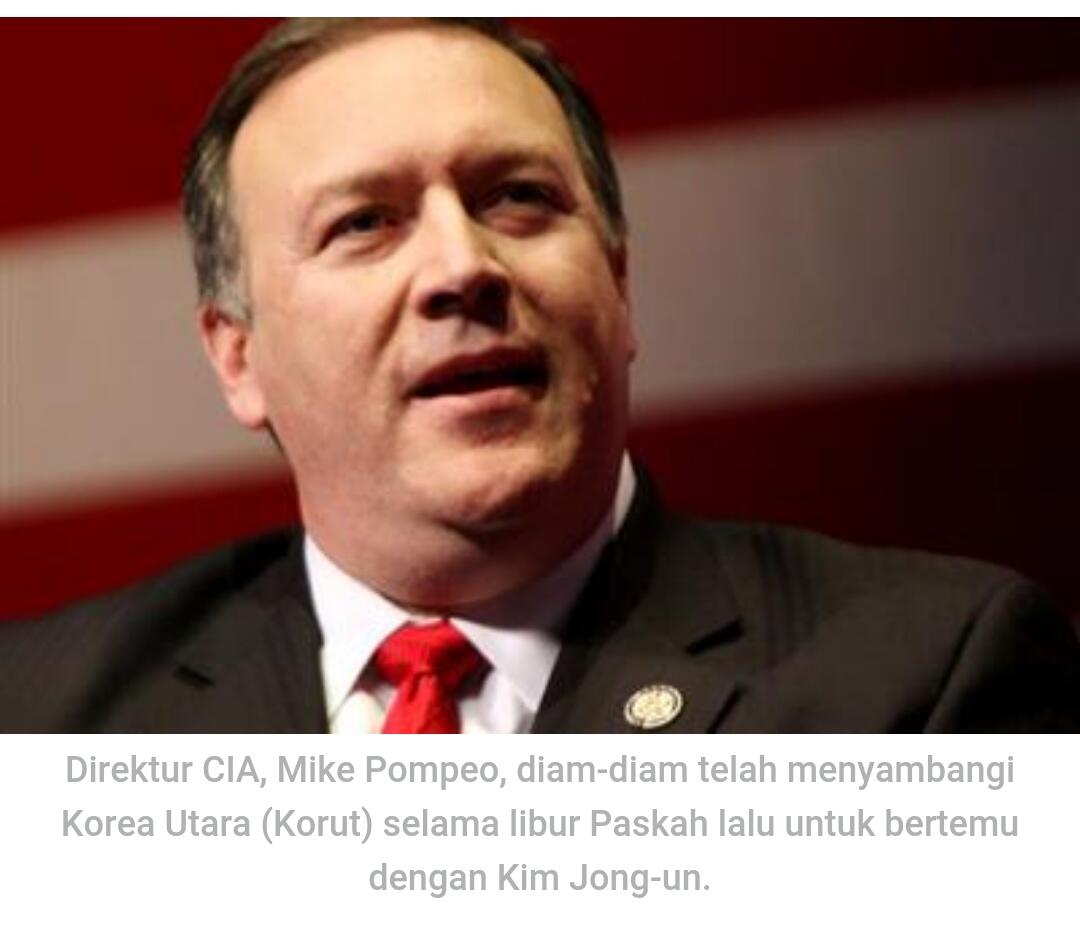 Buat apa ya: Bos CIA Diam-diam Bertemu dengan Kim Jong-un ??
