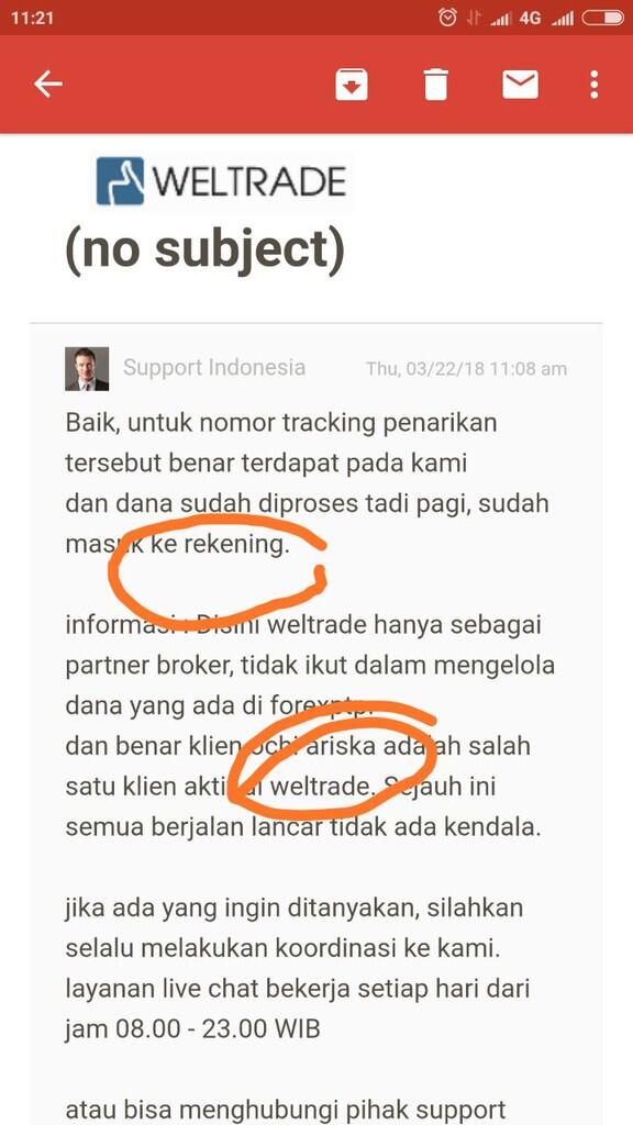 KERJASAMA INVESTASI REAL FOREX SISTEM BAGI HASIL PERMINGGU 10%. BUKTI TERLAMPIR