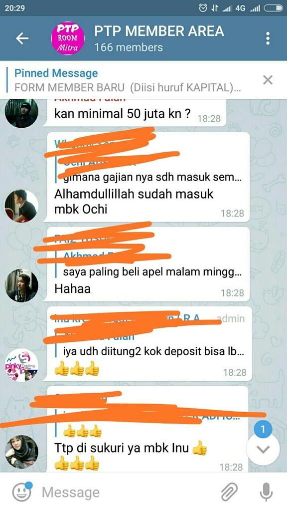 KERJASAMA INVESTASI REAL FOREX SISTEM BAGI HASIL PERMINGGU 10%. BUKTI TERLAMPIR