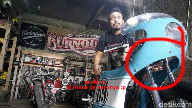 Jokowi Chopper, Gibran Pilih Cafe Racer