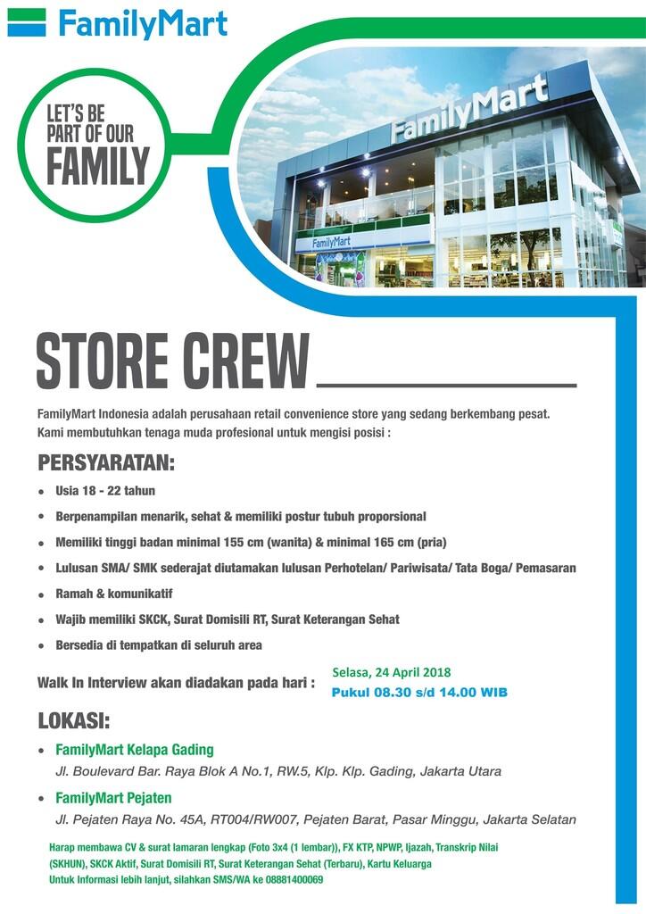 Walk In Interview 24 April 2018