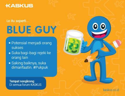 Dengarin Musik Rock dan Pake Gambar dari Si Blue Guy Menjadi Favorit Junker