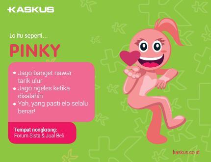 [Smiley Info] Si Pinky, Emoticon yang Cantik dan Seksi di Kaskus