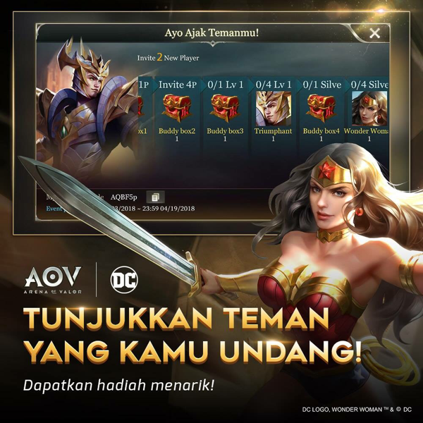 Beragam event menarik yang ada di AOV