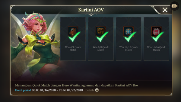 Beragam event menarik yang ada di AOV