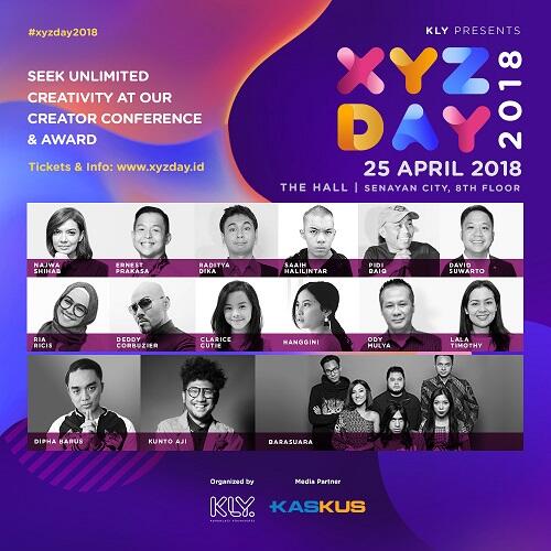 Sharing Ilmu Bareng Influencer dan Kreator Hanya di XYZ Day 2018