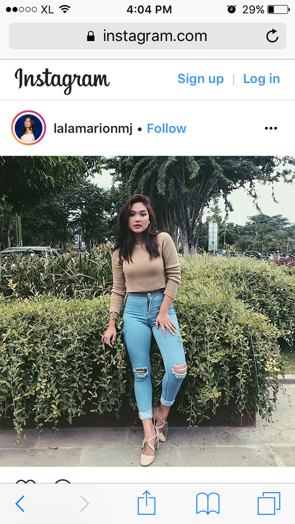 &#91;tidak kapok&#93; marion idol kembali umbar aurat di IG