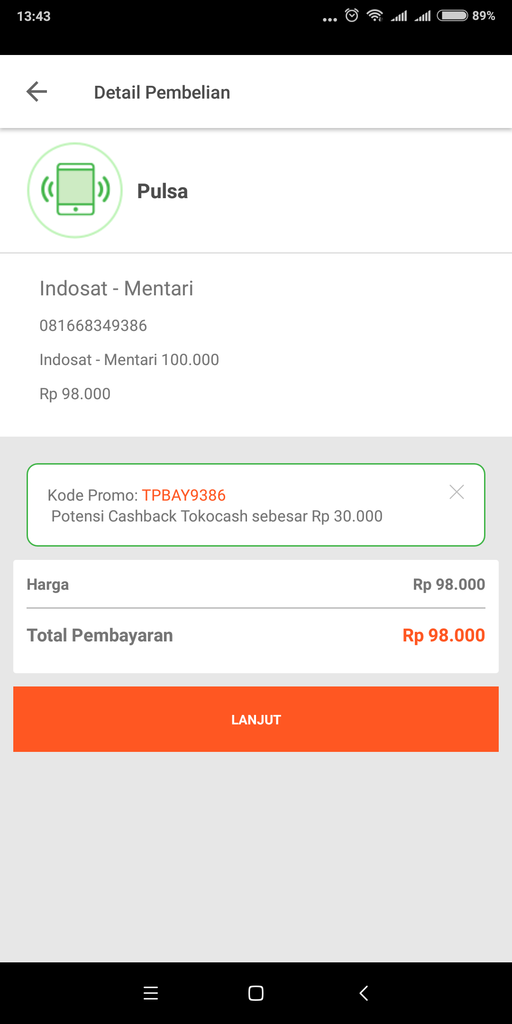 beli semua produk di tokopedia dapet cashback maksimal 30rb monggo cek