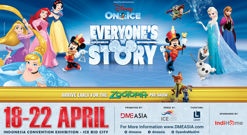 Kisah Penuh Imajinasi di Disney on Ice