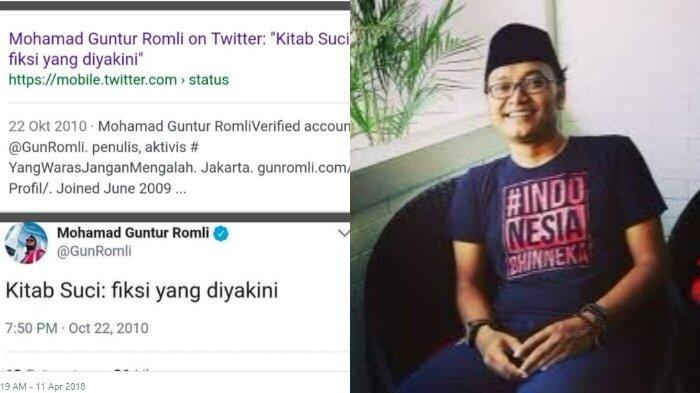 Guntur Romli: Al-Quran Bukan Kitab Suci dan Nabi Muhammad Bukan Manusia Suci