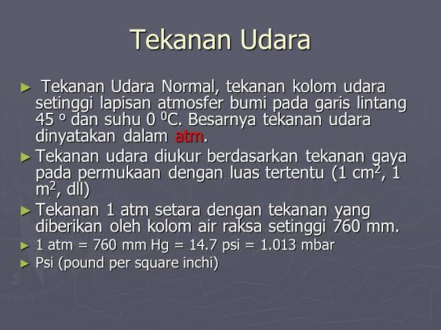 &#91;Tanya&#93; Untuk Apa Tekanan Udara Harus Diukur ?