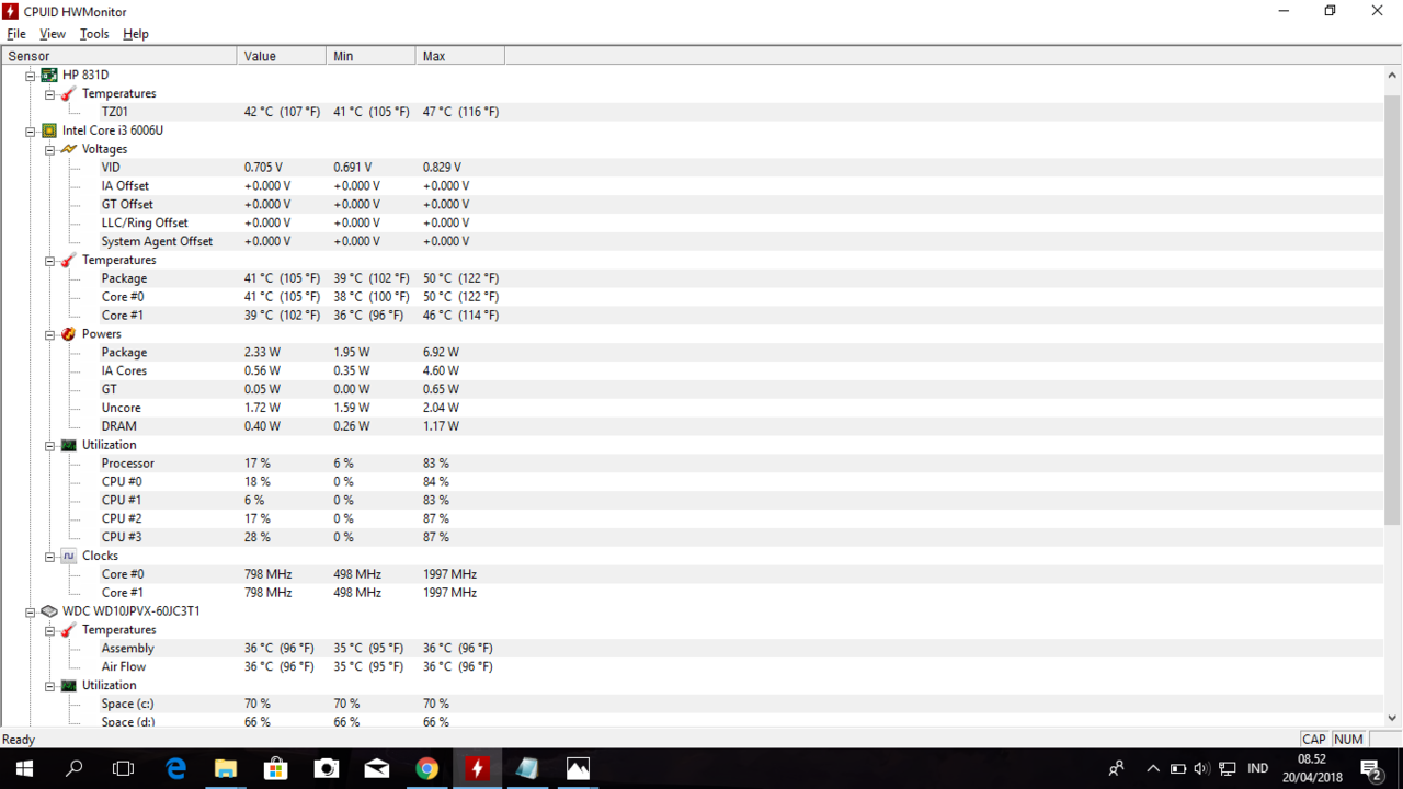 SUHU LAPTOP