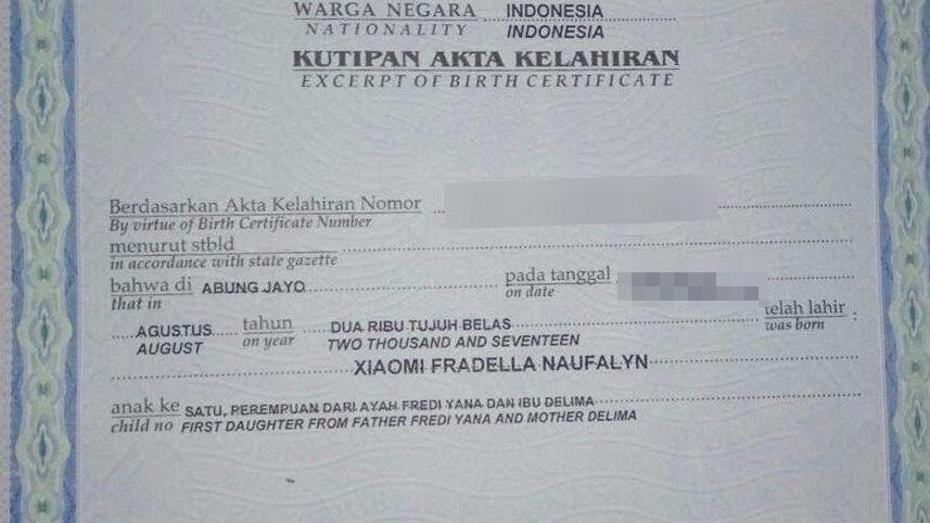 Bayi di Lampung Diberi Nama 'Xiaomi,' Ayahnya Seorang Mi Fans Sejati