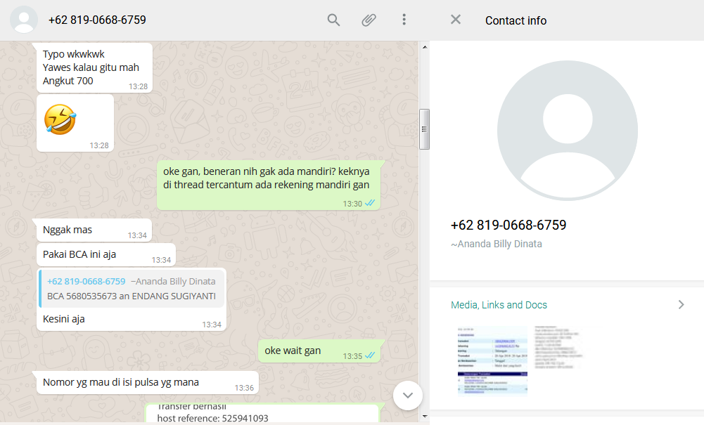 HATI-HATI DENGAN PENIPU INI GAN (Ananda Billy Dinata)