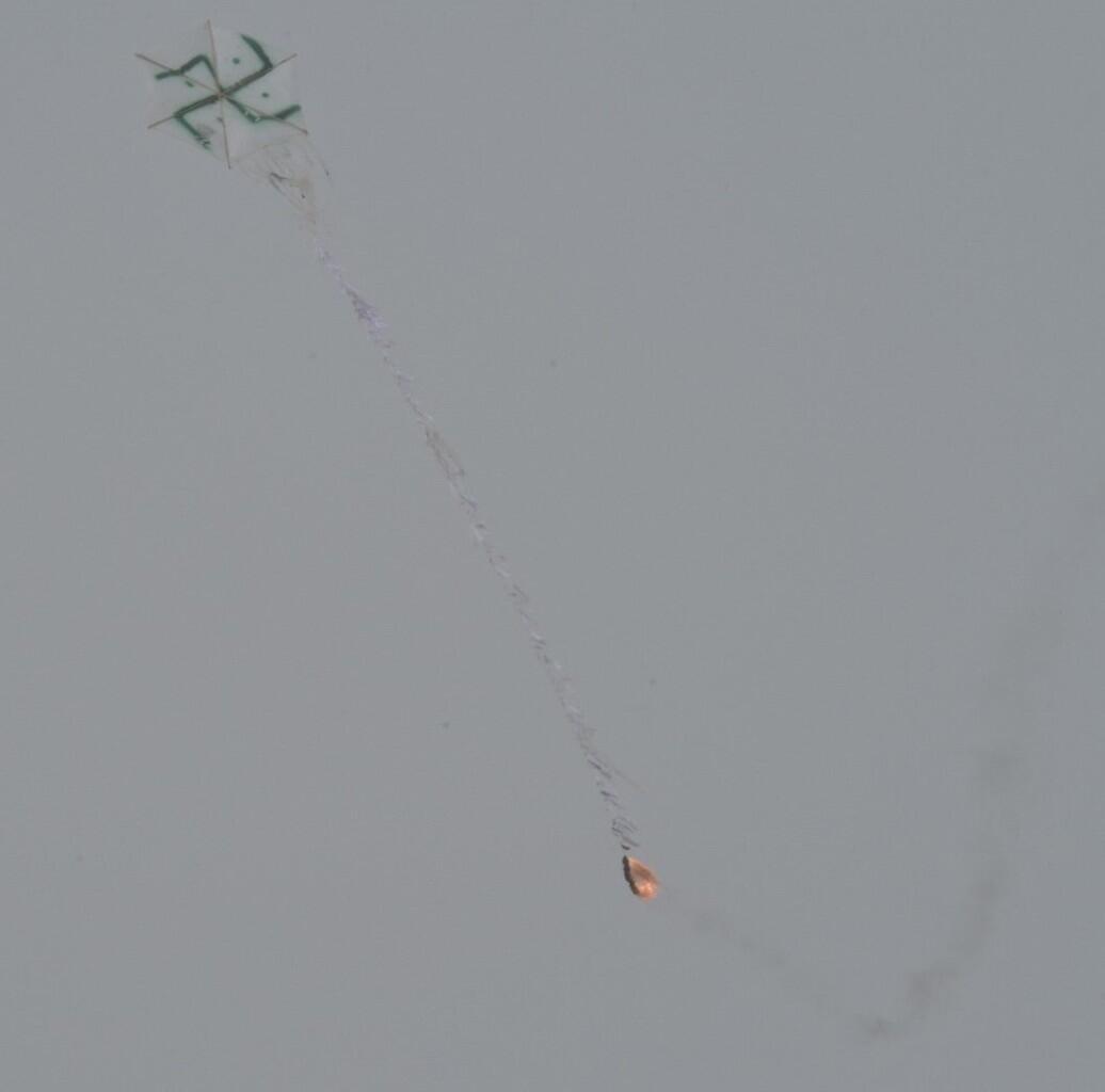  IDF: Hamas flies swastika-adorned kite carrying firebomb into Israel