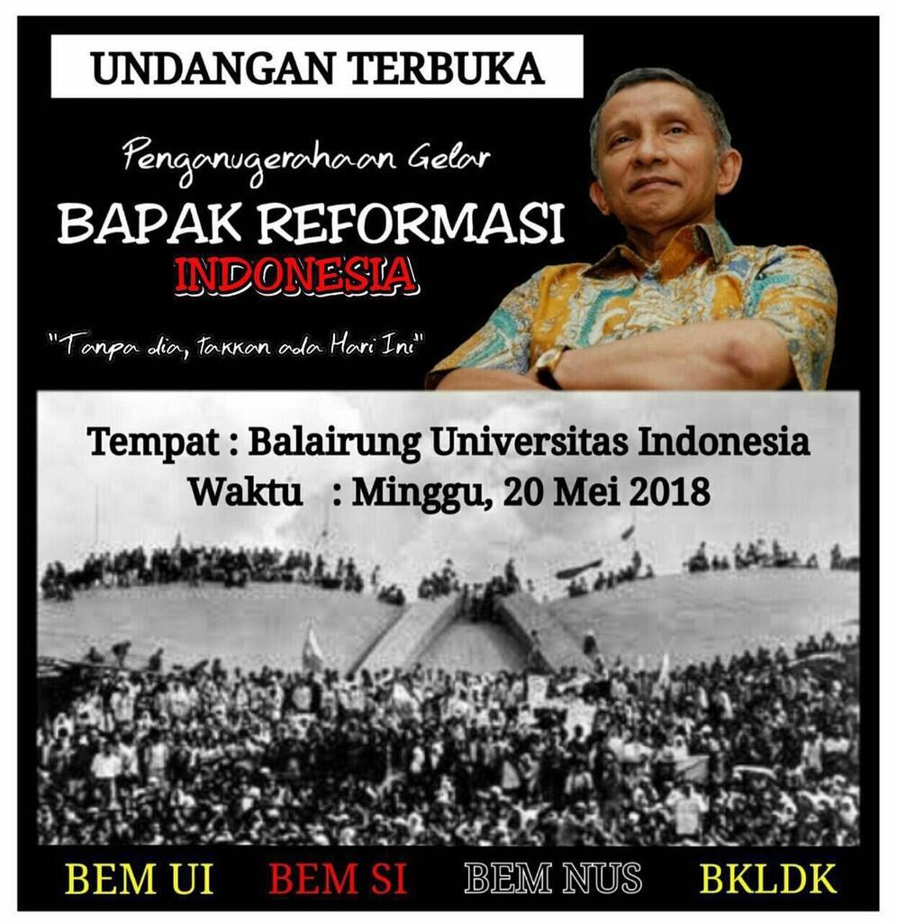 Amien Rais jadi Korban Hoaks