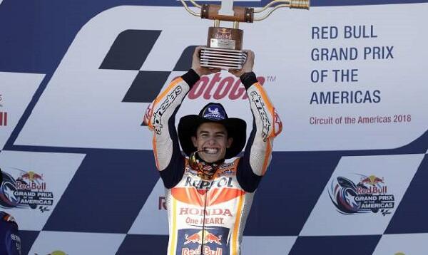 Marc Marquez Kembali Juara di MotoGP Amerika Serikat