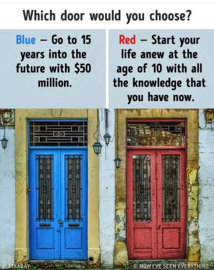 Pintu Biru Atau Pintu Merah ? 