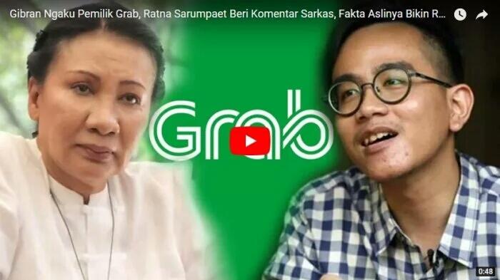 Gibran Ngaku Pemilik Grab, Ratna Sarumpaet Beri Komentar Sarkas, Fakta Aslinya Bikin 