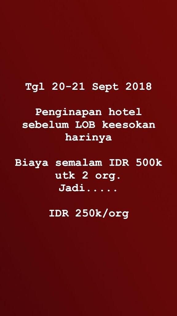 TRIP MURAH WAE-LBJ 19-23 SEPT 2018