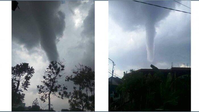 Pusaran Angin Terlihat di Sejumlah Wilayah Yogya Bersamaan dengan Derasnya Hujan