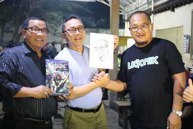 Ke Tulungagung, Ketua MPR Temui Eks Komikus Marvel 'Aksi 212'