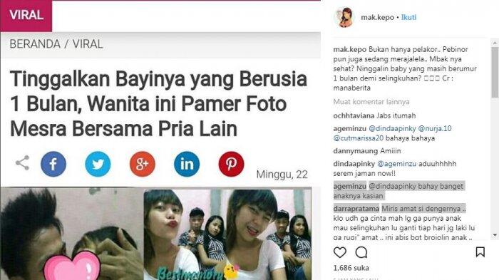 Bikin Syok Suami, Ibu Muda Masih Menyusui Selingkuh, Foto Mesumnya Tersebar di Medsos
