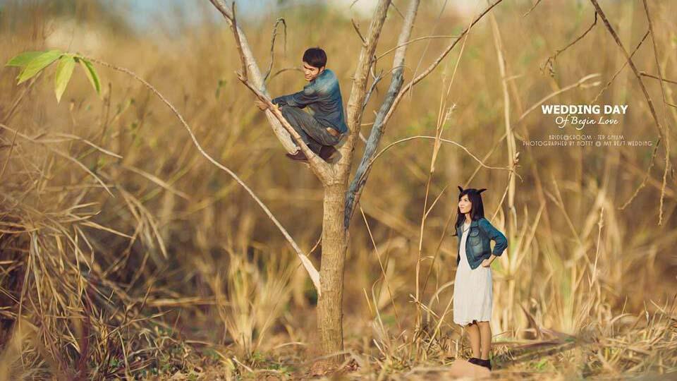 Foto Prewedding Terbaru Dengan Konsep Liliput (Miniatur)