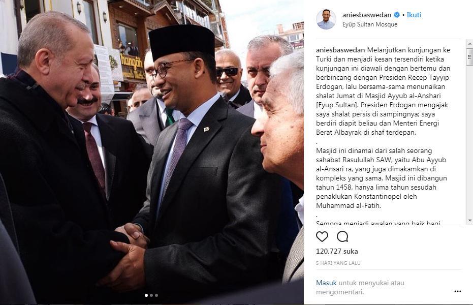 Amini Amien, Sinyal Anies Siap ke Pilpres?